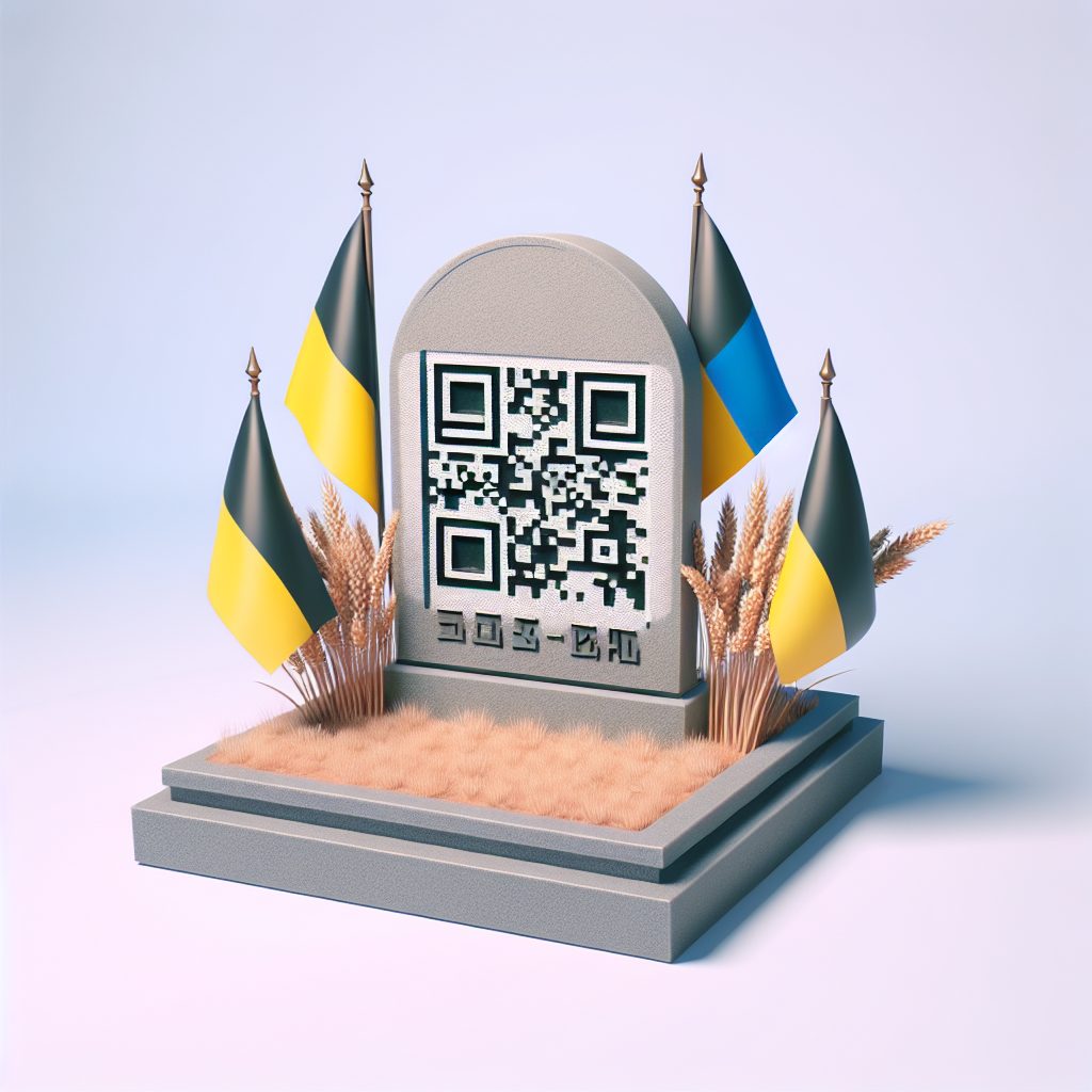 QR код на надгробку як сучасний інструмент збереження пам'яті.