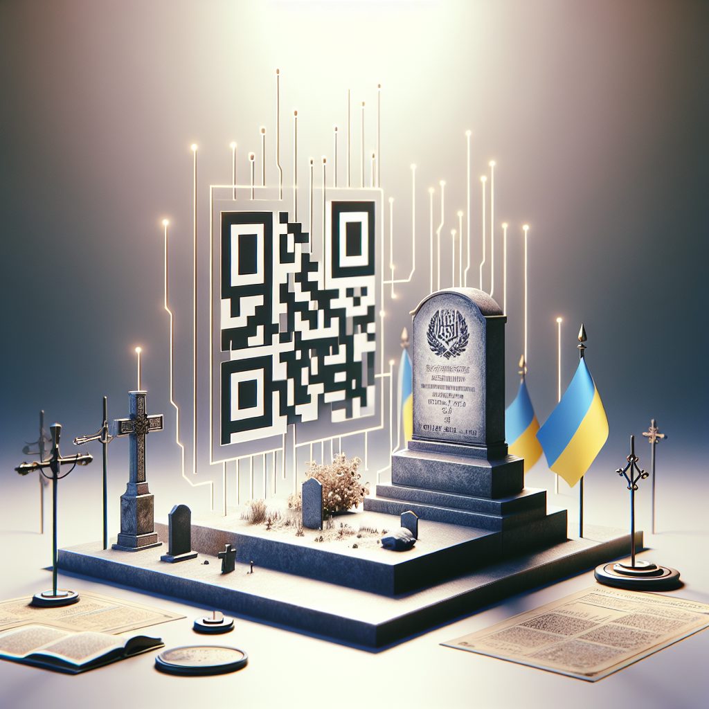 Як працює QR-код на кладовищі: перетворення пам'ятників на носії історії.