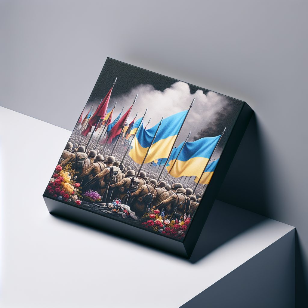 Банери загиблим воїнам служать символом національної пам’яті в Україні