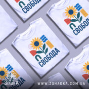 Футболка Свобода для всіх - сіра