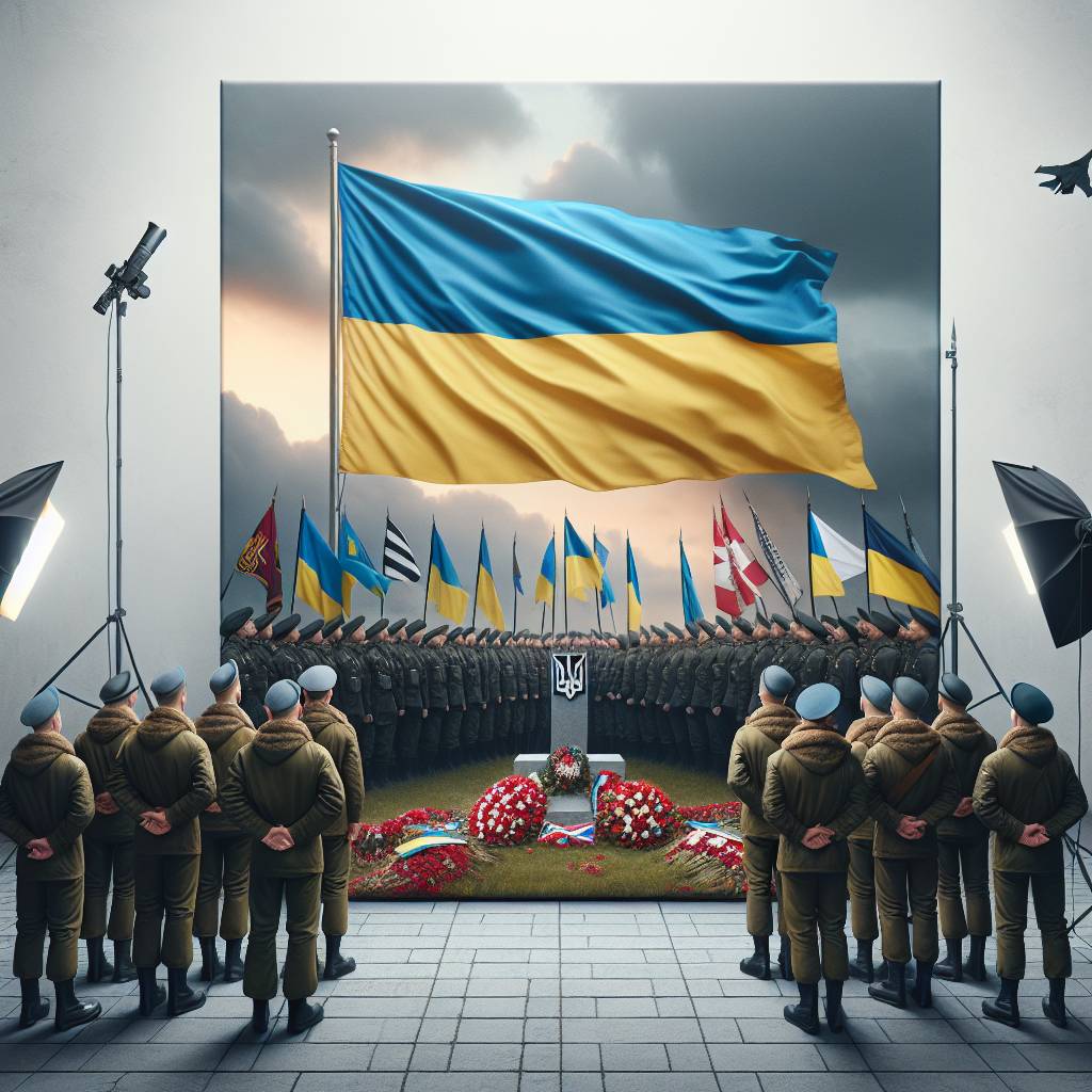 Меморіальні банери загиблим військовим -- вшанування та пам'ять героїв.