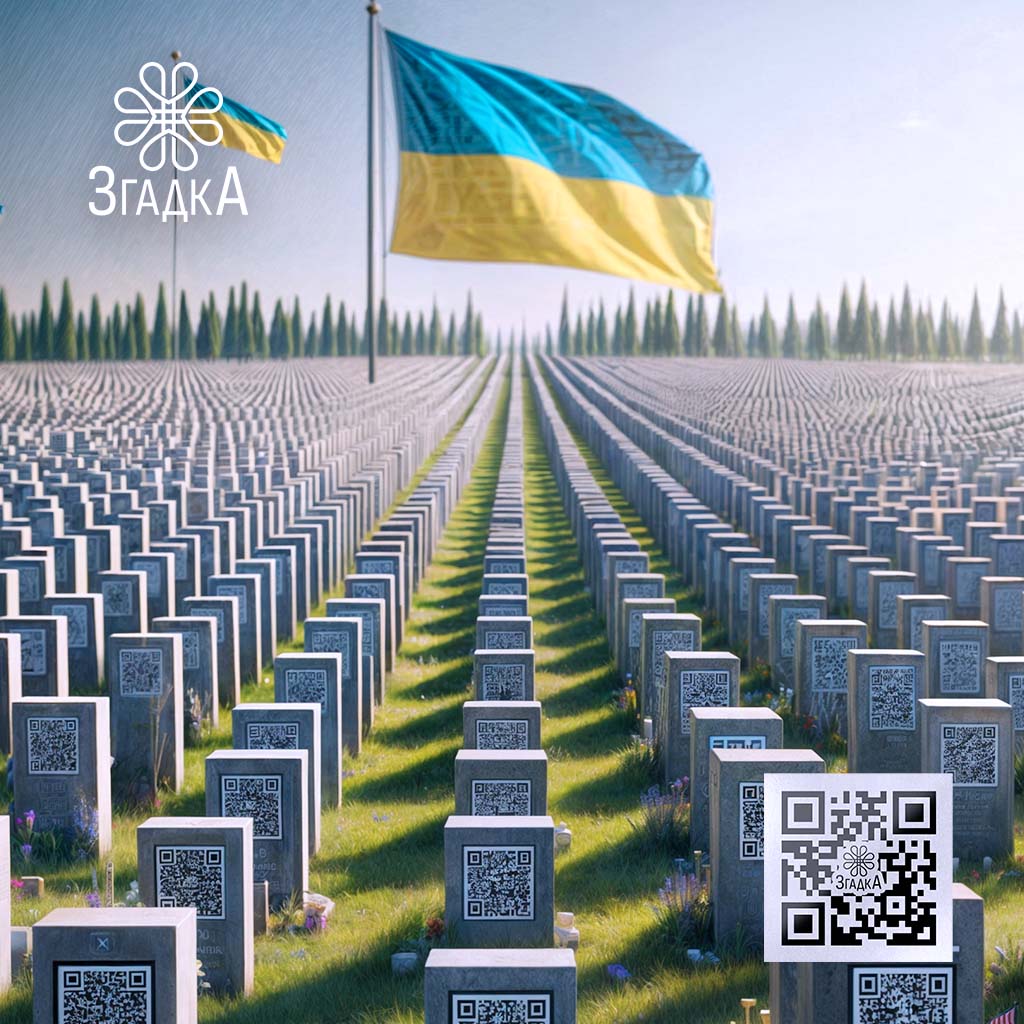 QR код для кладовища це — ілюстрація до статті «QR код для кладовища це зручний доступ до історії родини»