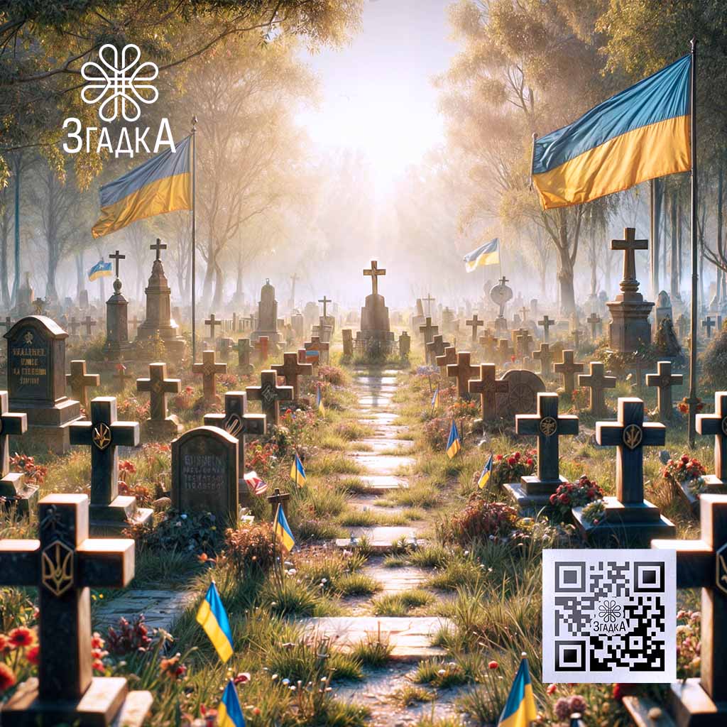 QR код на могилах — ілюстрація до статті «QR код на могилах: сучасний підхід до увічнення пам'яті»