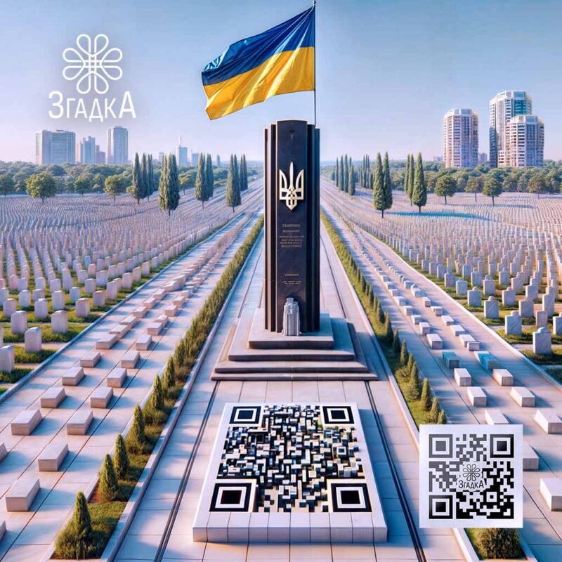 QR код на могилу — ілюстрація до статті «QR код на могилу: що потрібно знати про інноваційні рішення»