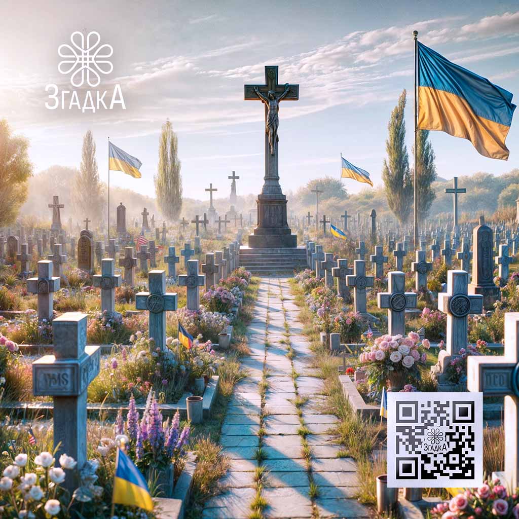 QR надгробки — ілюстрація до статті «QR надгробки: новий спосіб увічнення пам'яті про близьких»