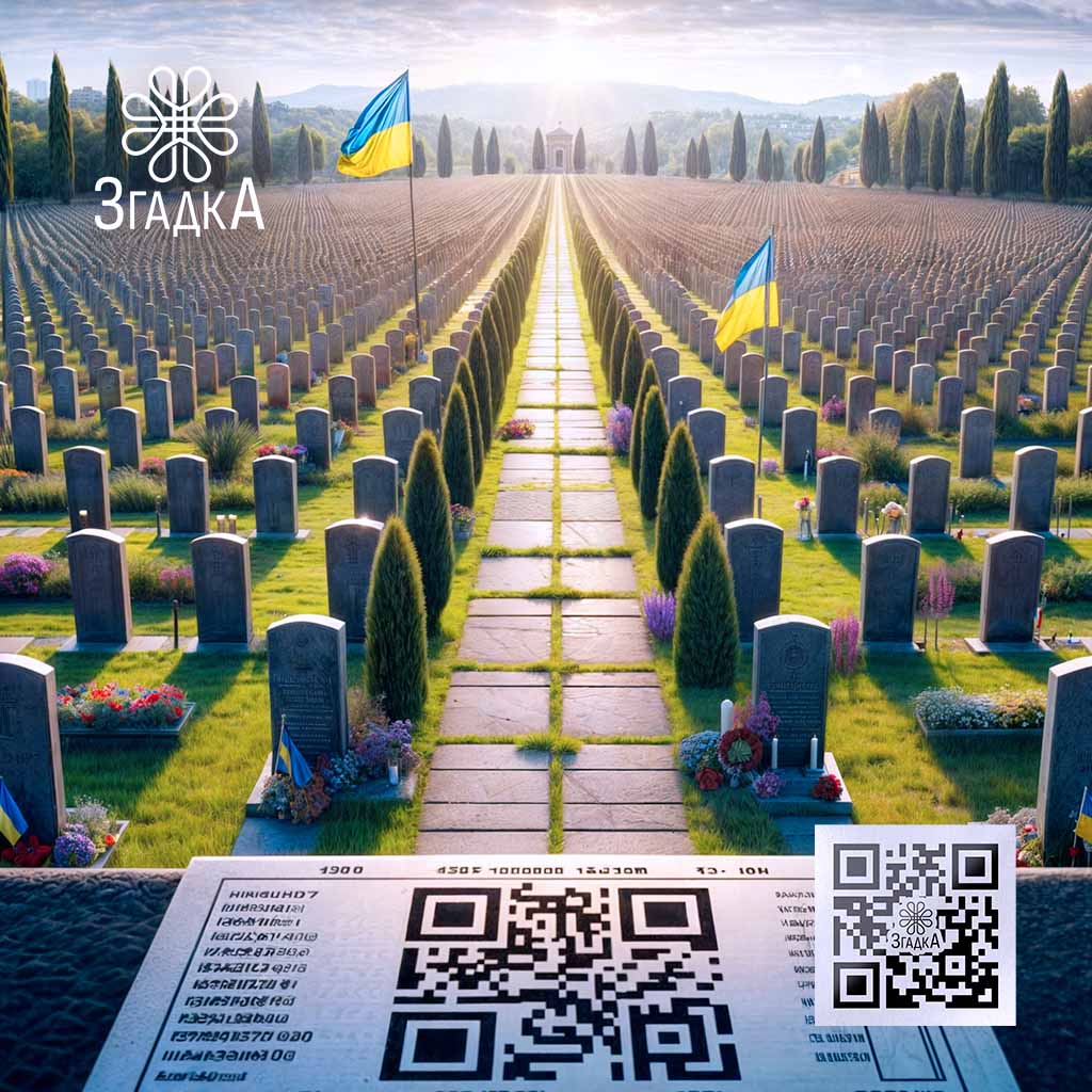 Відео з qr кодом для кладовища — ілюстрація до статті «Відео з qr кодом для кладовища: простий шлях до пам'яті рідних»