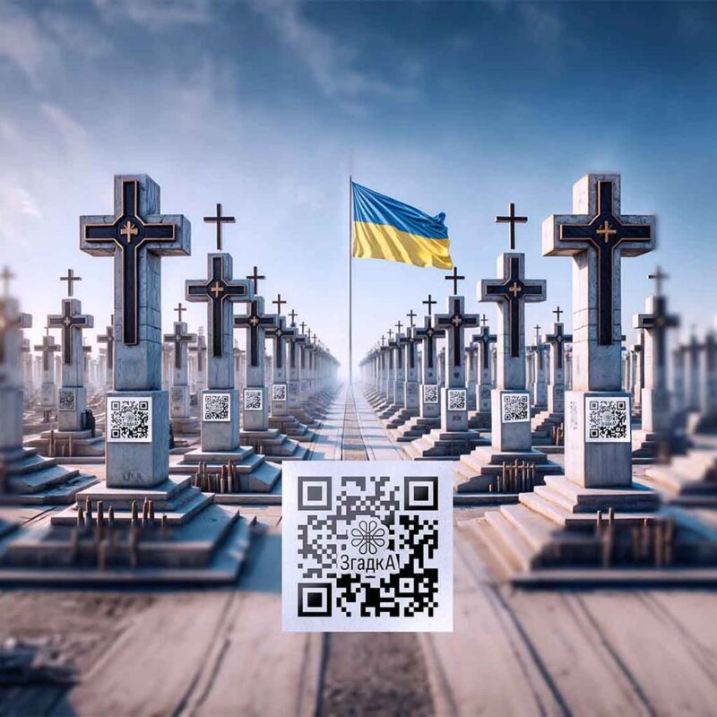 Замовити qr код на пам`ятник — ілюстрація до статті «Замовити qr код на пам`ятник — детальний гід та поради від Згадка»