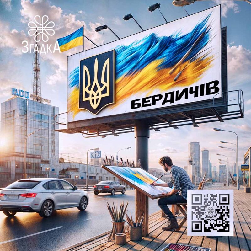 Де замовити білборд у місті Бердичів — ілюстрація до статті «Де замовити білборд у місті Бердичів: поради для реклами»