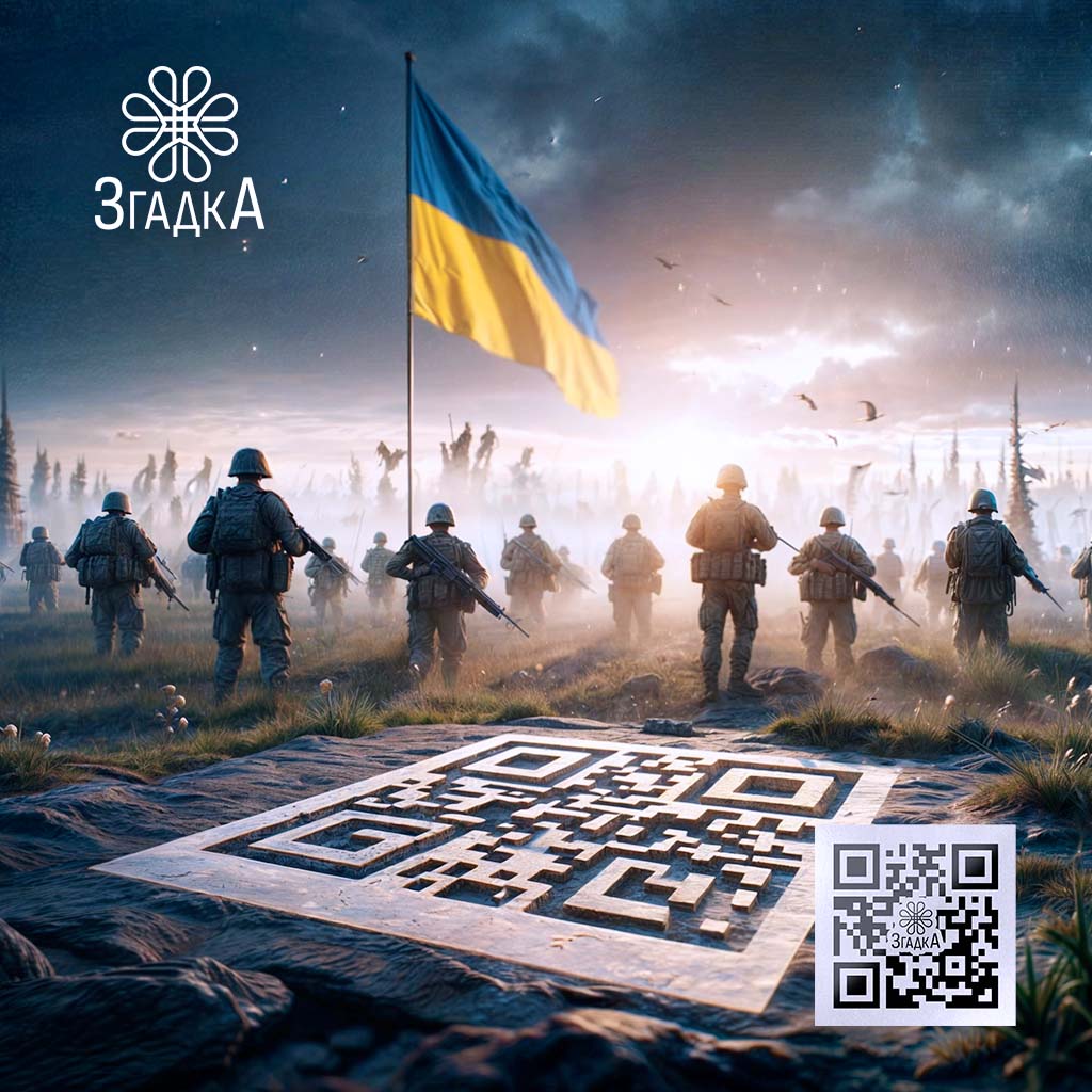 QR код для героїв — ілюстрація до статті «QR код для героїв: новий спосіб вшанування українських захисників»