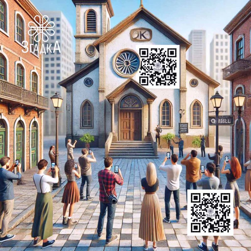 Сторінка памʼяті для будівлі з qr кодом — ілюстрація до статті «Сторінка памʼяті для будівлі з qr кодом: як це працює?»