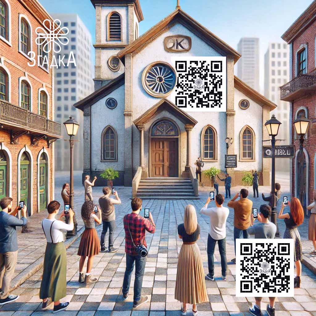 Сторінка памʼяті для будівлі з qr кодом — ілюстрація до статті «Сторінка памʼяті для будівлі з qr кодом: як це працює?»