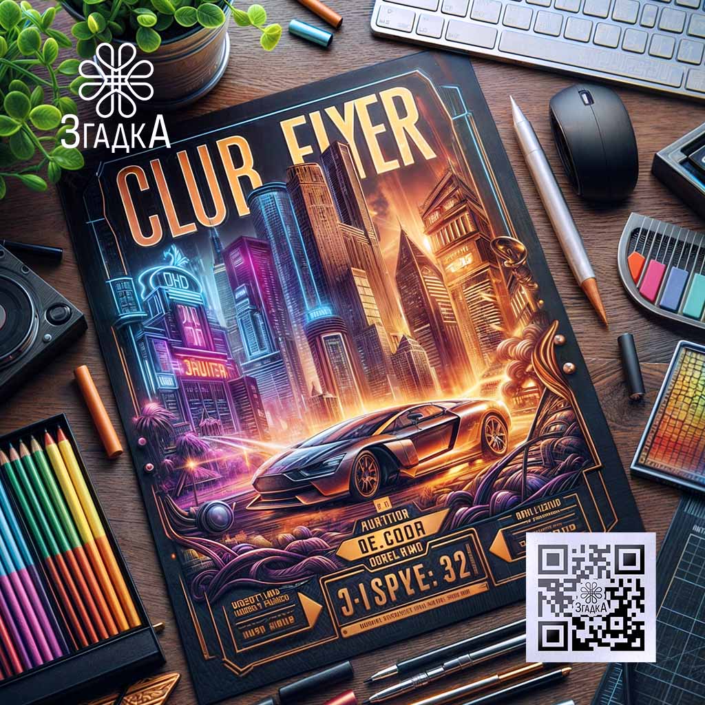 Замовити дизайн флаєрів для вечірки — ілюстрація до статті «Замовити дизайн флаєрів для вечірки: ідеї та поради»