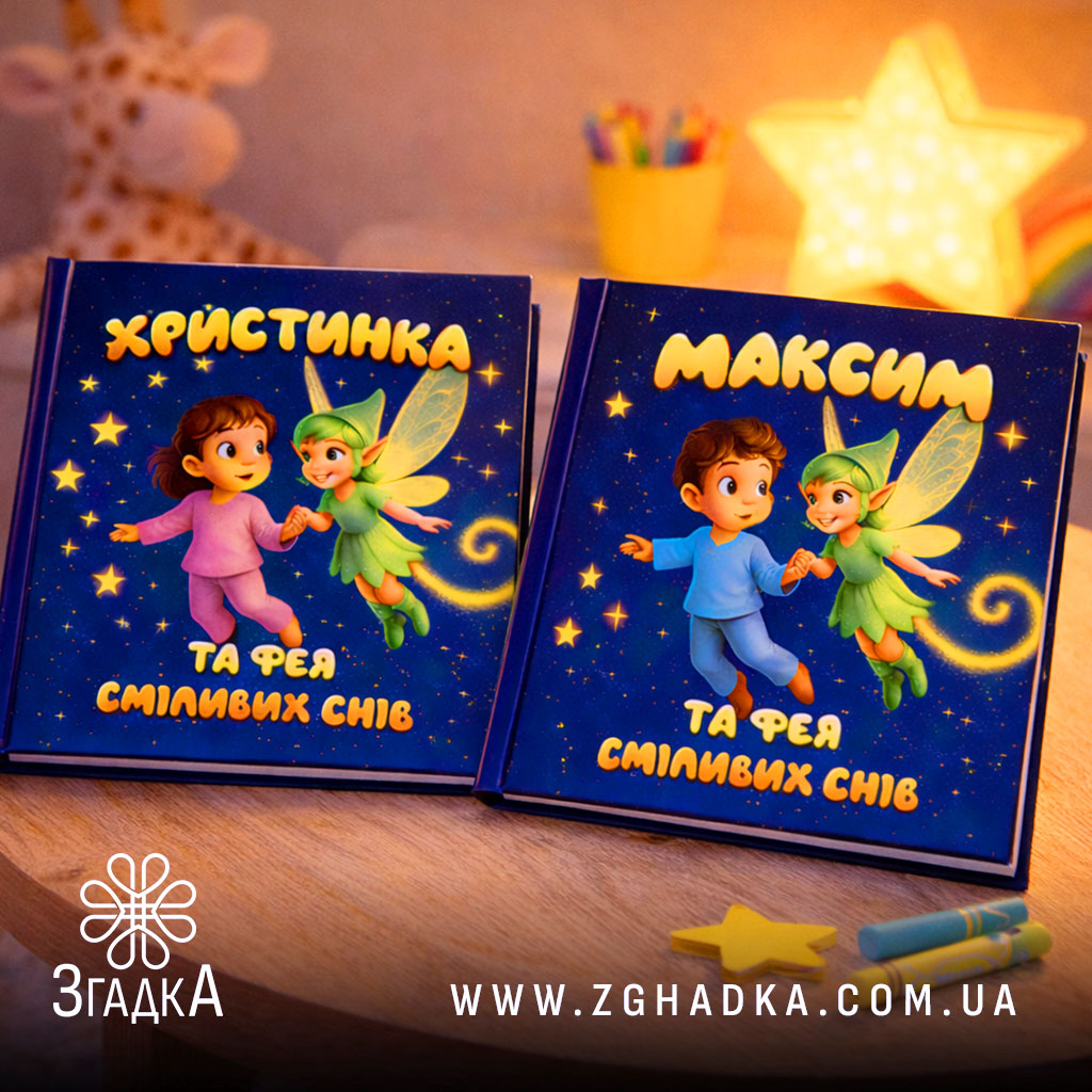 Книга з ім’ям дитини — ілюстрація до статті «Книга з ім’ям дитини: як створити унікальний літературний подарунок»