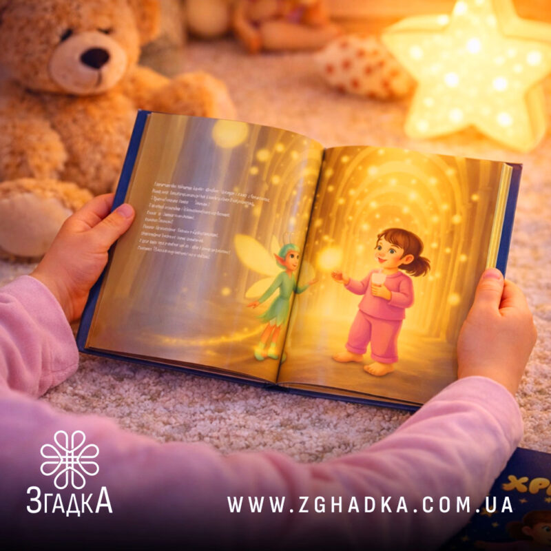 Персоналізована дитяча книга — ілюстрація до статті «Персоналізована дитяча книга: створюй казку для своєї дитини»