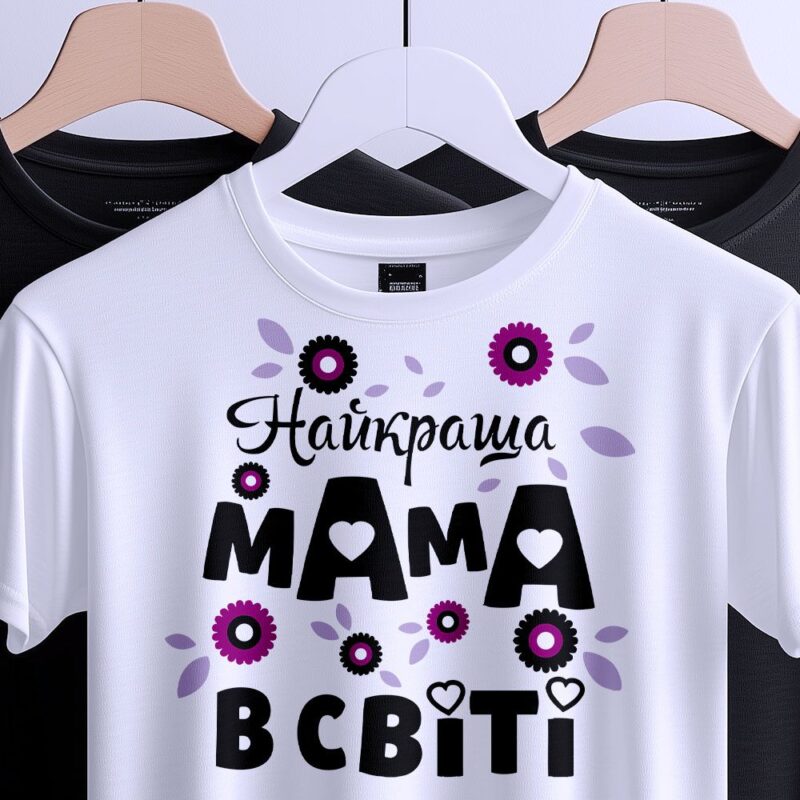Стильні та якісні Футболки для мами — ілюстрація до статті «Стильні та якісні Футболки для мами: вибір, який варто зробити»