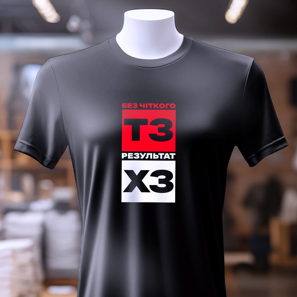 Замовити друк футболок — ілюстрація до статті «Замовити друк футболок: крок за кроком до вашого стилю»