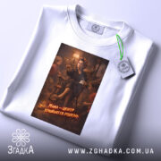 Футболка мама центр прийняття рішень — чорна футболка, крупний план принта, студійне освітлення.