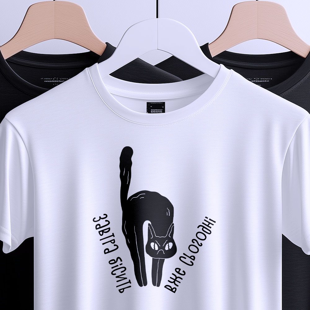 Українська футболка з принтом — ілюстрація до статті «Українська футболка з принтом Згадка переваги»