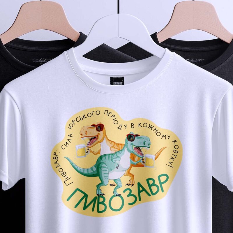 Друк мерчу на футболках — ілюстрація до статті «Друк мерчу на футболках: Згадка, яка підкреслить ваш стиль»
