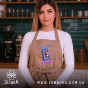 Фартух я не старий я класика, на моделі з довгим волоссям, кухня,.