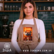 Фартух я сьогодні не в ресурсі з ведмедем, бежевий, на жінці, кухня.