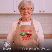 Фартух хочеться кави і три мільйони доларів, бежевий, на жінці, світлий фон,.