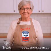 Фартух ось тобі й крінж у томаті, бежевий, на жінці, кухня на.