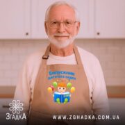 Фартух випускник дитсадка для малюка, бежевий, на чоловікові з бородою, бренд Згадка.