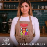 Фартух випускник початкової школи подарунок, бежевий, на моделі з довгим волоссям, кухня,.