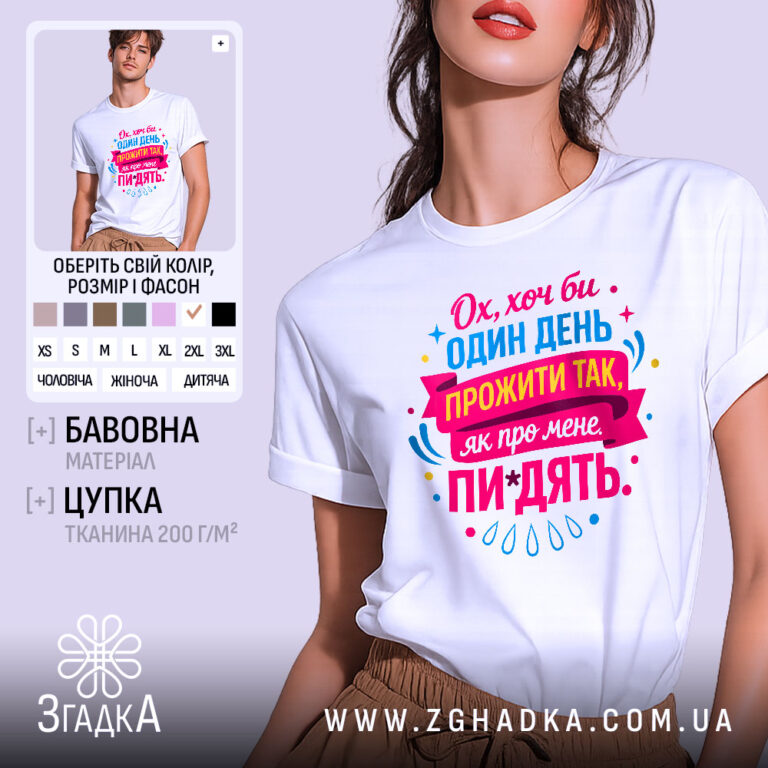 Футболка про мене говорять: стиль та самовираження