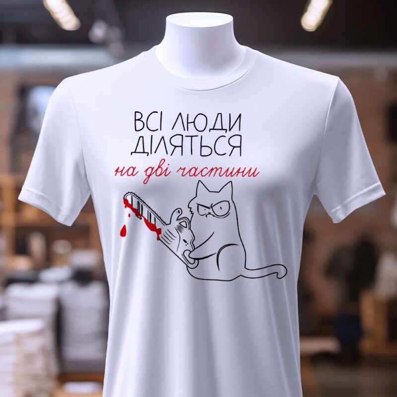 Футболка з дизайнерським принтом — ілюстрація до статті «Футболка з дизайнерським принтом: ексклюзивні дизайни Згадки»