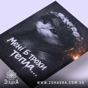 Холст мені б трохи тепла кіт лицар, з близького ракурсу, Згадка.