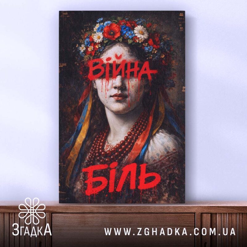 Холст війна біль художній принт, зображення на стіні, бренд Згадка.
