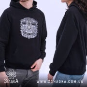 Худі Христос воскрес воскресне Україна, чорний колір, чоловік і жінка в худі,.