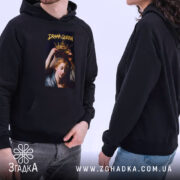 Худі Королева драми на моделі, капюшон, кишеня-кенгуру, Згадка.