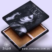 Холст корона не тисне, відкритий зворот, фактура полотна, бренд Згадка.