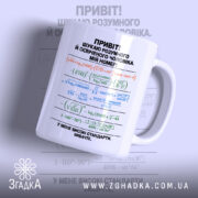 Чашка шукаю розумного чоловіка з математичними формулами.