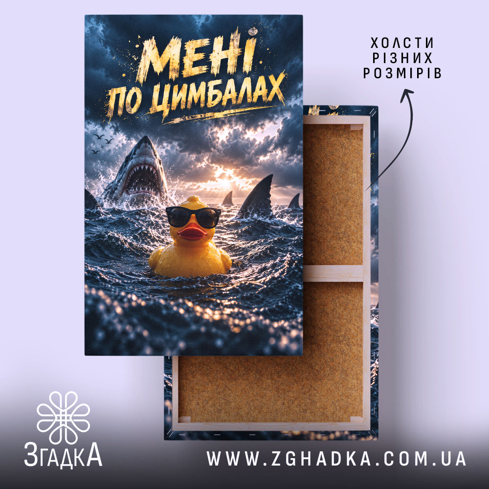 Холст мені по цимбалах, квадратний формат, натягнутий на підрамник, фактура полотна.