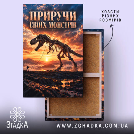 Холст приручи своїх монстрів, головний вигляд товару, Згадка.