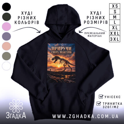 Худі приручи своїх монстрів, головний вигляд товару, Згадка.