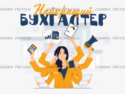 Принт «Найкращий бухгалтер» — прев’ю дизайну
