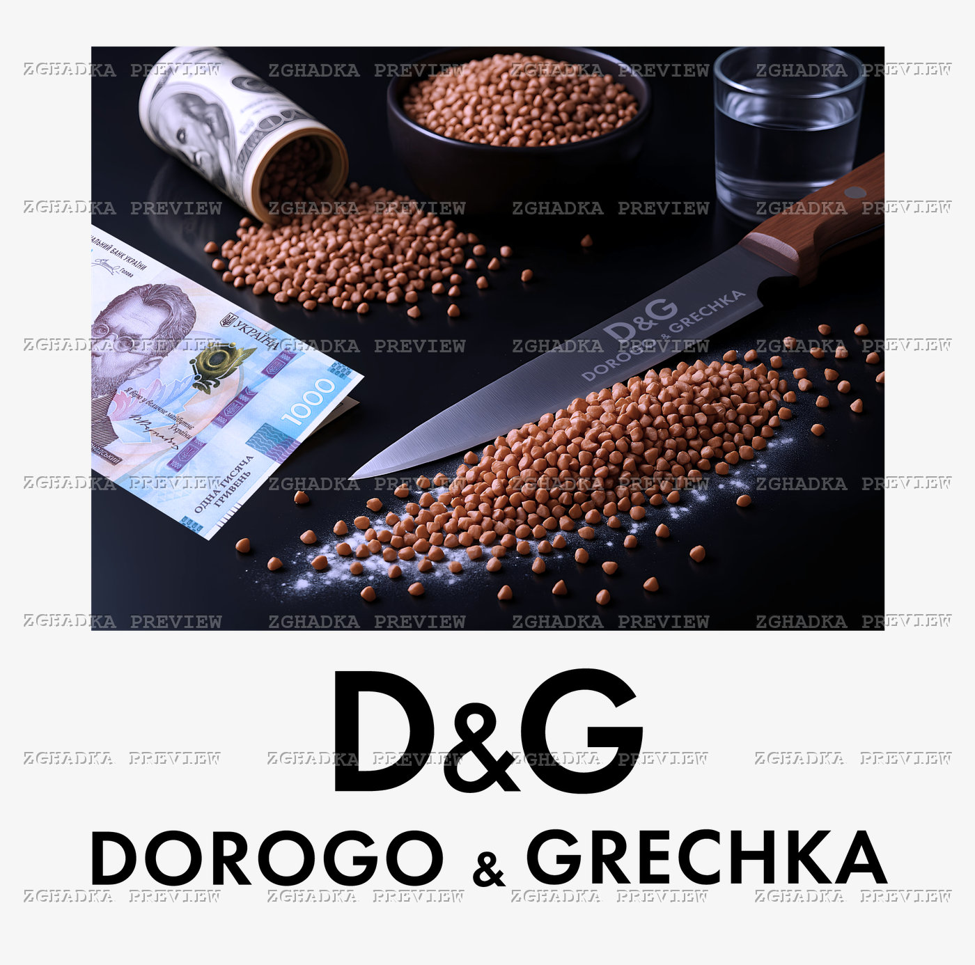 Принт «D&G — Dorogo & Grechka» — прев’ю дизайну