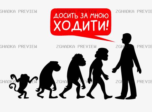 Принт «Досить за мною ходити!» — прев’ю дизайну