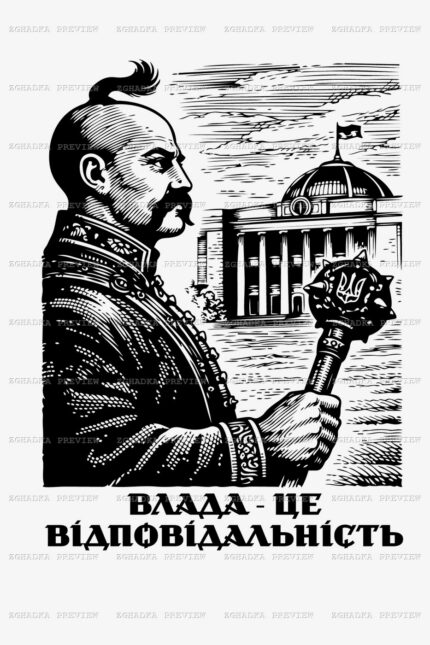 Принт «Влада — це відповідальність» — прев’ю дизайну
