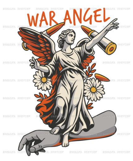 Принт «War Angel» — прев’ю дизайну