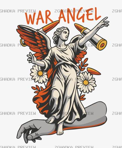 Принт «War Angel» — прев’ю дизайну