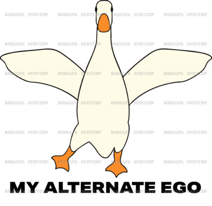 Принт «My Alternate Ego — гусак-банан» — прев’ю дизайну
