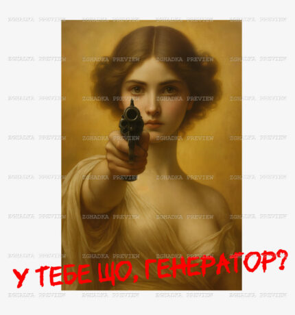 Принт «У тебе що, генератор?» — прев’ю дизайну