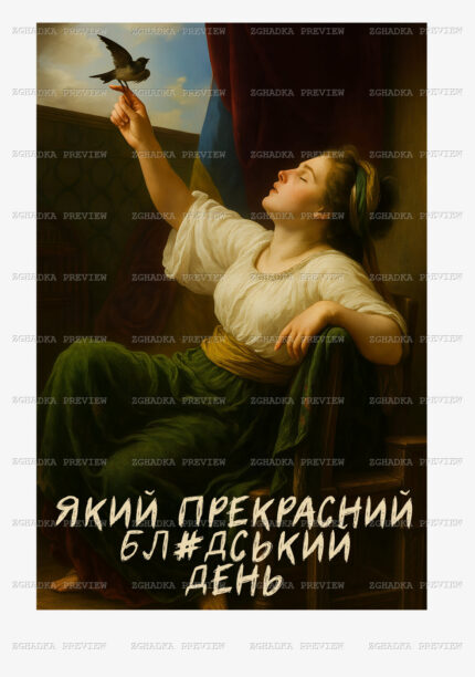 Принт «Який прекрасний день» — прев’ю дизайну