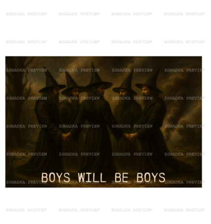 Принт «Boys Will Be Boys — маги» — прев’ю дизайну